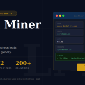 Lead Miner Pro Scraper